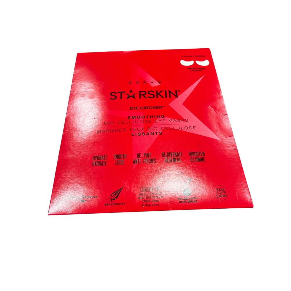 Starskin Eye Catcher Smoothing Bio-Cellulose Eye Masks 2 Pairs Seaberry New‎